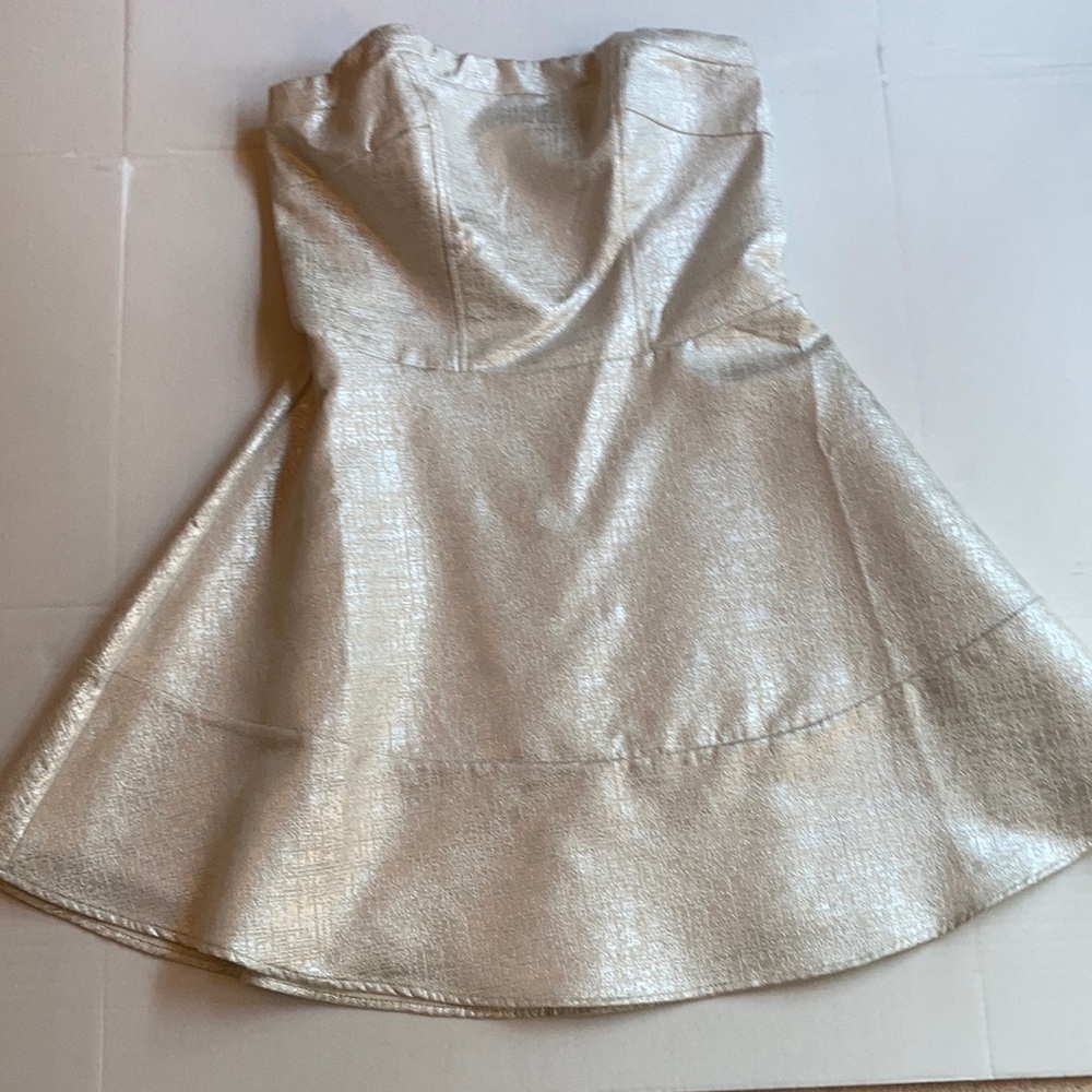 COPY - Women’s Express semi formal strapless dress.
